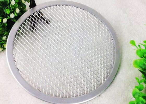 La cucina foggia la pentola piana di Mesh Odm Aluminum Round Pizza a 12 pollici