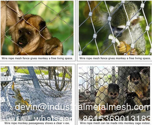 2 mm diametro del filo Diamante Flessibile 304 316 Acciaio inossidabile Cavo Ferrule Maglia di filo