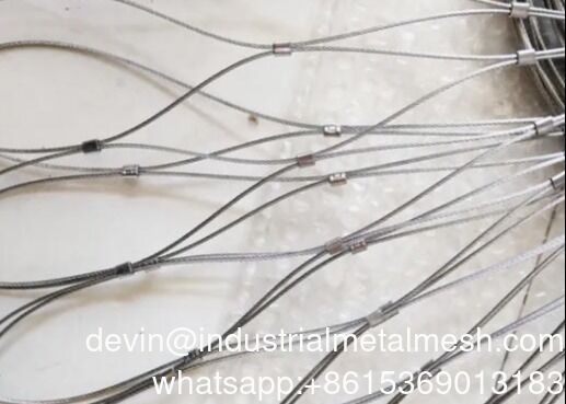 Vendita Calda Rete in Corda di Acciaio Inossidabile Flessibile Rete in Corda Metallica