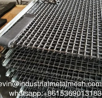 Sciacquatura miniera filo tessuto agganciato Vibrating Screen Mesh per la cava di pietra