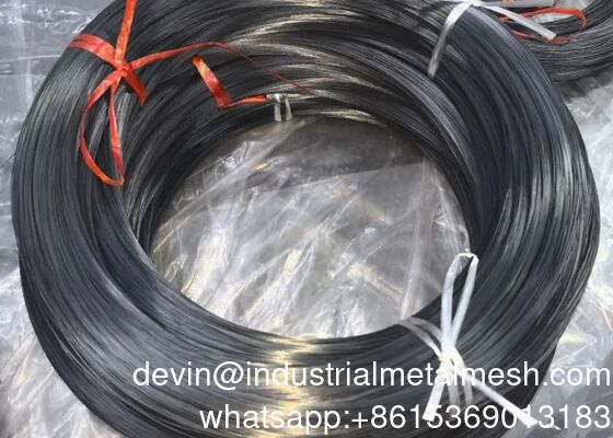 Filo di acciaio al carbonio ad alta resistenza 1770-2200 MPa, filo di acciaio nero per spazzole 0,30-1,0 mm
