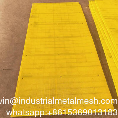 Pannello di vagliatura fine in poliuretano con area aperta del 35% per il lavaggio della sabbia silicea