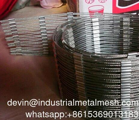 Rete per voliera flessibile 316 per la protezione della sicurezza, rete tessuta annodata in fune metallica di acciaio inossidabile 304 per zoo