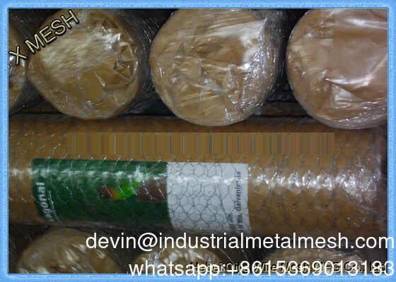 Rete metallica esagonale in filo di ferro da 3/4" zincata a caldo per pollame