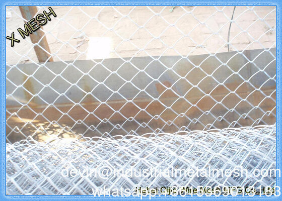 6FT 9 Gauge Green Plastic+Galvanized Chain Link Mesh Fence Recinzione a filo
