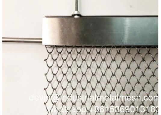 Griglia di filo di coil drapery metal mesh Griglia di filo decorativa tenda