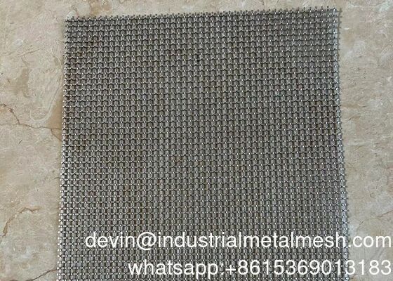 20 Mesh Lock Crimp Wire Mesh 304 acciaio inossidabile tessuto metallico decorativo