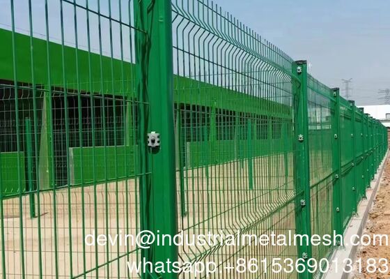 Contemporanea 3d Curved Wire Mesh Recinzione Hot Dip Galvanizzato Pvc Rivestito