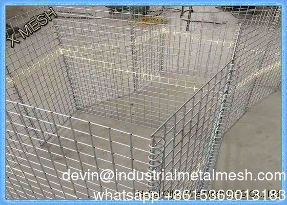 Cassetta Gabion Fornitore Cina Cassetta Gabion Saldato 1X0.5X0.5m 3.5-4.5mm Filo