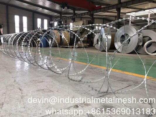 Durable Concertina Razor Wire for Secure Prison Perimeters