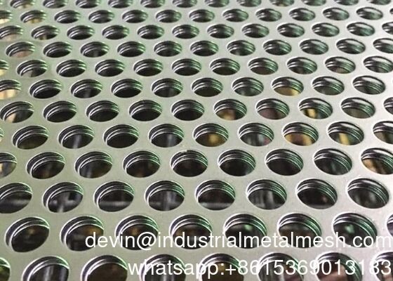 Acciaio inossidabile 304 Ronda buca perforata rete di filo metallico
