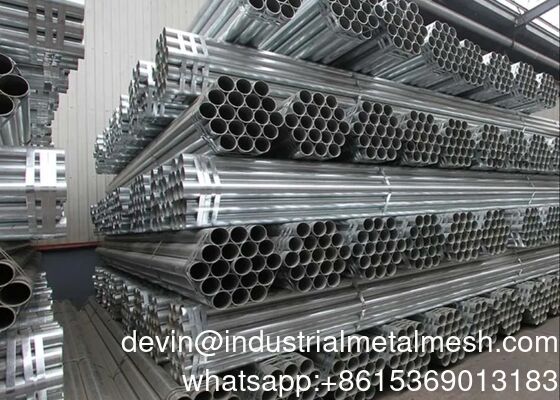 Tubo di acciaio galvanizzato senza cucitura saldata a caldo Tubo di acciaio galvanizzato senza cucitura saldata Gi Tubo rotondo cavo ERW