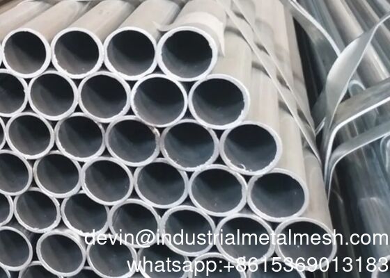 Tubo di acciaio galvanizzato senza cucitura saldata a caldo Tubo di acciaio galvanizzato senza cucitura saldata Gi Tubo rotondo cavo ERW