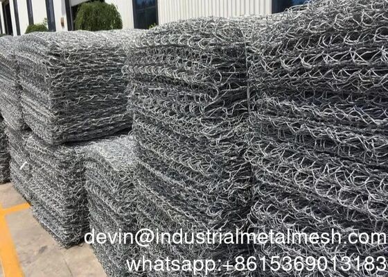 Filo zincato a basso tenore di carbonio per gabbioni per progetti di ingegneria idraulica