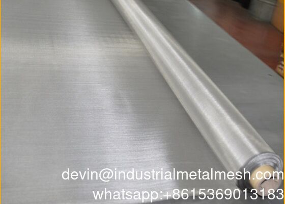 Griglia di acciaio inossidabile di tessuto semplice di diametro 0.02-5.0 mm di filo e 1-500 mesh