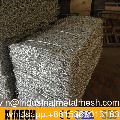 Protezione da pendenza Gabion Net Hot-DIP Galvanizzato Acciaio Wire Mesh