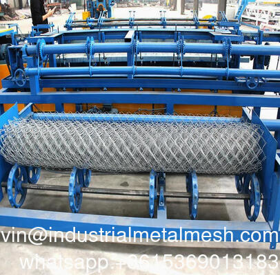 Galvanized PVC Coated Low Carbon Steel Wire 60*60mm Chain Link Fence