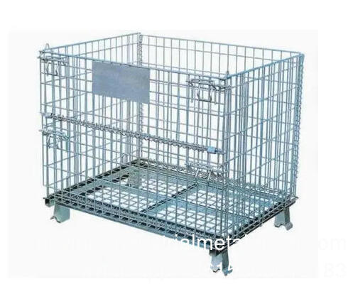 Contenitore di rete di filo galvanizzato di zinco per la conservazione della logistica