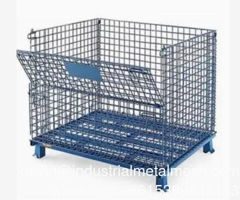 Contenitore di rete di filo galvanizzato di zinco per la conservazione della logistica