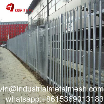 Steel Palisade Fence W Profile Security Fence Panel