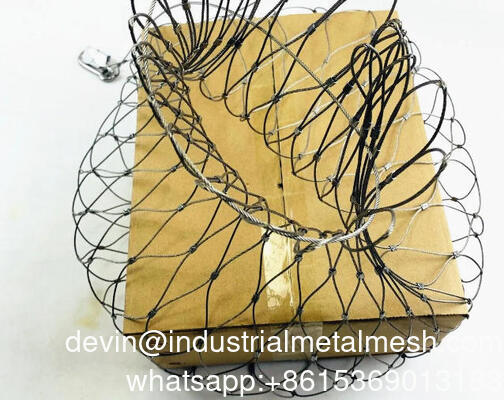 Vendita a caldo Flessibile Rope Mesh in acciaio inossidabile Wire Rope Mesh/Zoo Wire Mesh