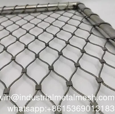 Rete in acciaio inox 304 316/Rete in cavo/Rete metallica per pareti verdi e decorative per la sicurezza