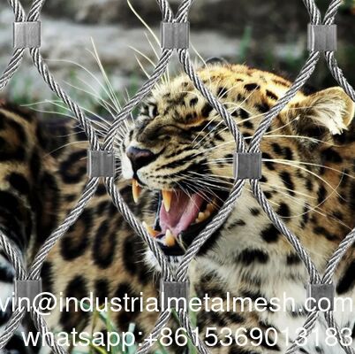 Griglia di filo di diamante tessuta per recinzioni zoologiche