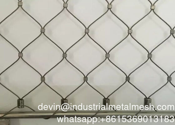 Famiglia Outdoor Farm Fence in acciaio inossidabile Rope Mesh/X Tend