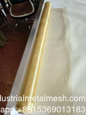 0.25mm Mesh Screen Fabric tricottato di rame ultra fine