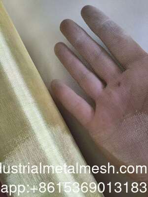 0.25mm Mesh Screen Fabric tricottato di rame ultra fine