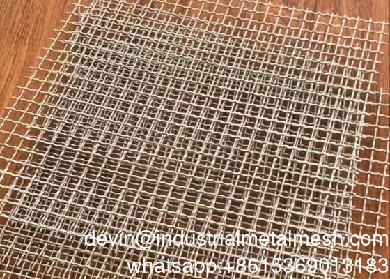 innalzamento di Mesh Aluminum Crimped For Pig dello schermo di cavo di apertura di 20mm