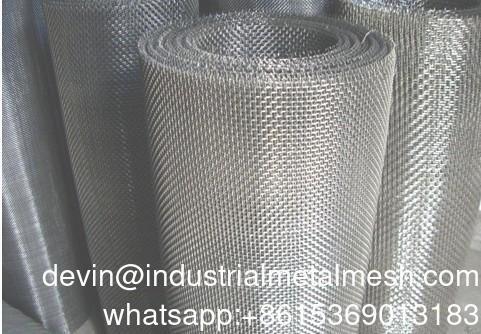 Rete in acciaio intrecciato a maglie 20/40/60 Rete metallica in acciaio inossidabile di alta qualità