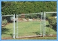 Calibri ricoperto PVC del tessuto di maglia del recinto del collegamento a catena di sicurezza 8 dimensione di 60mm x di 60