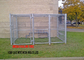 Pacchetti completi di recinzione a maglie durevoli con sistema completo rivestito in vinile alto 10 piedi