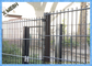 Pannelli per recinzioni a doppio filo standard saldati 868 Foro quadrato Electro zincato