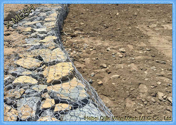 muro di sostegno d'acciaio tessuto galvanizzato immerso caldo saldato d'apertura di  dei canestri del gabbione di 8x10cm