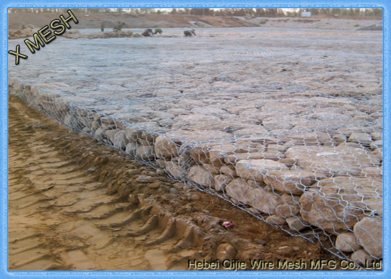 muro di sostegno d'acciaio tessuto galvanizzato immerso caldo saldato d'apertura di  dei canestri del gabbione di 8x10cm