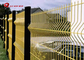 Spolverizzi il recinto rivestito del pannello saldato recinto curvo 3D della rete metallica del metallo con la posta della pesca