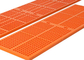 Colore rosso/arancio ha modellato gli schermi del poliuretano che estraggono lo schermo di vibrazione dell'applicazione