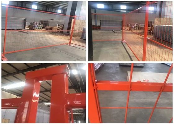 Altezza temporanea colorata gialla di Panel 1.8m del recinto della costruzione all'aperto del Canada