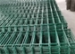 Il recinto saldato verde della rete metallica riveste la rete metallica di pannelli di filo zincato che recinta 2x2.5m