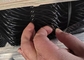 Il tessuto del recinto del collegamento a catena ricoperto PVC, diamante ha saldato il recinto di filo metallico 5x5cm che si aprono
