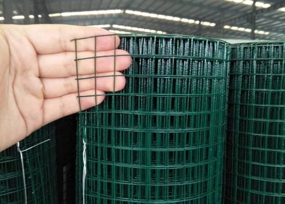 il PVC colorato verde dello SGS 3/4X3/4 ha ricoperto il cavo saldato Mesh Rolls For Poultry