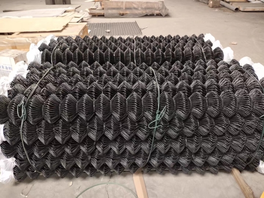 Recinto rivestito For Garden del collegamento a catena del nero sostenibile del PVC