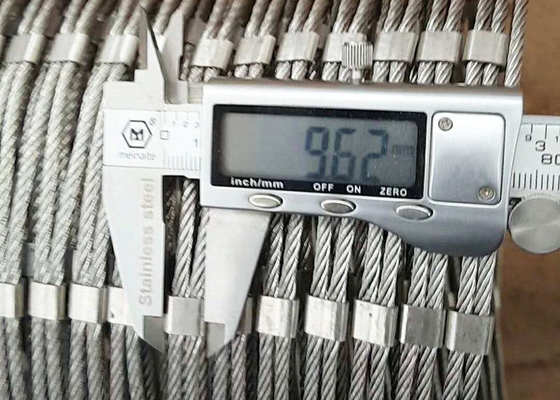 recinto Stainless Steel Rope Mesh For Zoo del cavo metallico di spessore ss 316 di 1.5mm