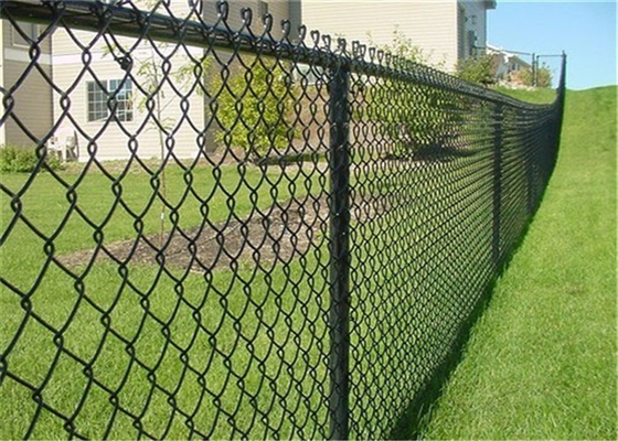 tessuto galvanizzato rivestito del recinto del collegamento a catena del PVC di 60x60mm per sicurezza