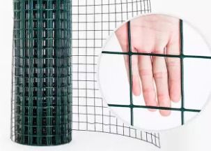 Filo di ferro saldato a 1/4 pollici Mesh Black di acciaio inossidabile 1/2inch