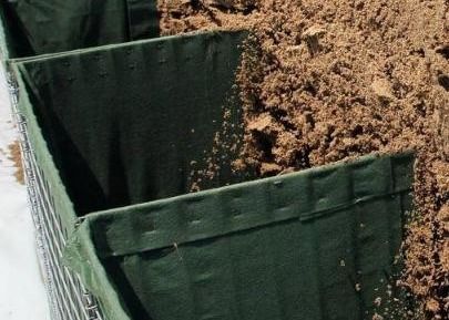 Barriera saldata galvanizzata immersa calda difensiva della sabbia di Hesco del cavo di mil 12