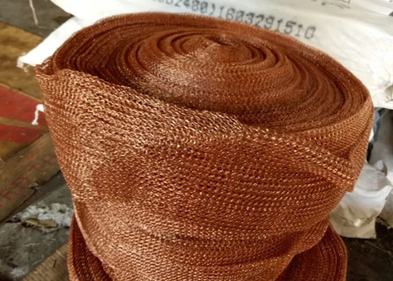 Cuscinetto tricottato di rame standard di Mesh For Corrosion Resistant Filter del cavo