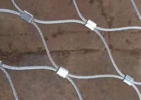 7X7 X tendono il cavo metallico flessibile Mesh Netting di acciaio inossidabile 316l